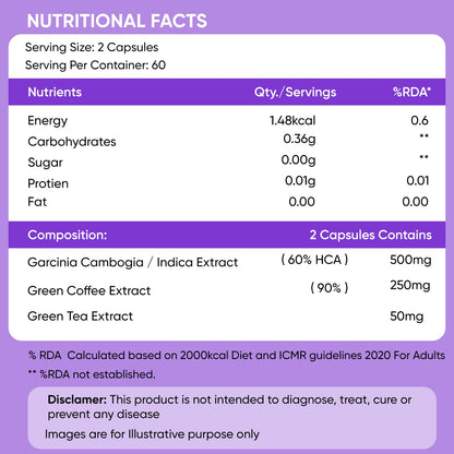 Herbal Max Keto Advanced Weight Management – 800mg | 60 Capsules | With Green Tea, Garcinia Cambogia & Green Coffee Extract | Supports Fat Burn & Metabolism | For Men & Women