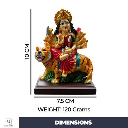 UNOVATE MATA Rani Murti for Home | Durga MATA Idol for Car Dashboard