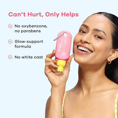 Earth Rhythm Rosy Ritual Glow Sunspray SPF 50 PA ++++ Vitamin C & Carrot Extract. In Vivo Tested