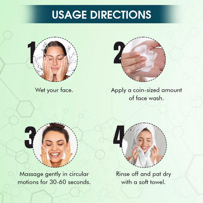 Zephivo Hakim Suleman's Kaloonji Face wash for Tan Removal Face Cleanser for Men & Women | Normal, Combination or Oily Skin | Gently Exfoliates & Evens Tone | 200ml
