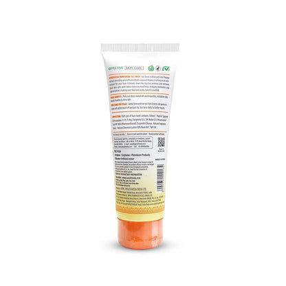 Ayouthveda Papaya Vera Face Wash with Real Papaya Extract for Dry to Normal Skin | Deep Cleansing, Removes Dullness, Dark Spots & Impurities | Hydrating, Sulfate-Free Gentle Formula | 100 g (Pack of 1)