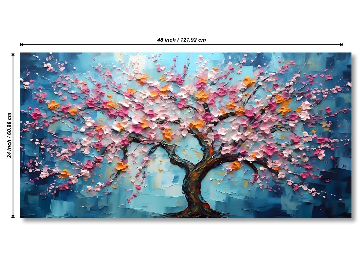 Unframed Rolled Art Print || Beautiful Tree Canvas Wall Art Print for Home & Office || Unframed Canvas Painting for Wall Decor || Home Wall & Office Interior PRE-CR-218