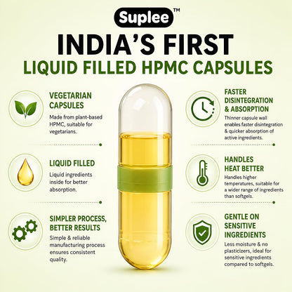 Suplee Plant Based Omega 3 Algae Oil 1000mg with 500mg DHA | 60 Capsules
