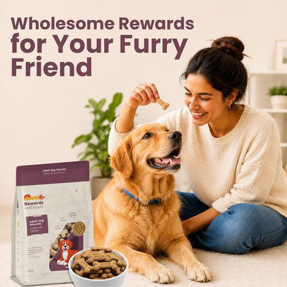 Nootie Chicken Puppy Biscuits - Chicken & Peanut Butter Flavoured Treats for Puppies | Protein-Rich, Highly Digestible & Nutritious | Suitable for All Breeds | 900g