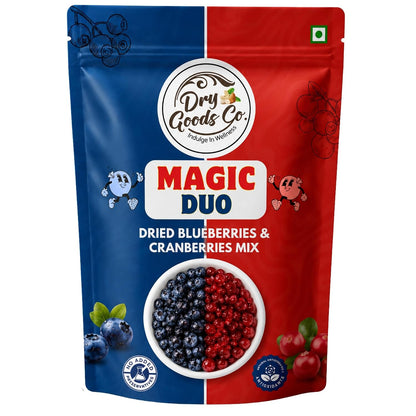 Dry Goods Co Blueberry & Cranberry Dried Berry Mix | No Added Sugar | Fresh and Healthy