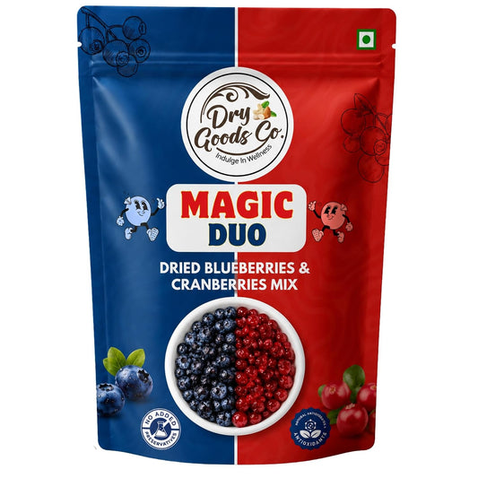 Dry Goods Co Blueberry & Cranberry Dried Berry Mix | No Added Sugar | Fresh and Healthy