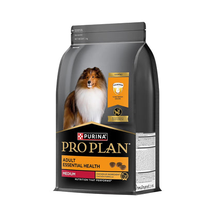 Purina Pro Plan Adult Dog Dry Food for Medium Breed Dogs, 1kg Pack | With Complete & Balanced Nutrition, High Digestibility, Proprietary Blend, No Added Artificial Colours & Flavours