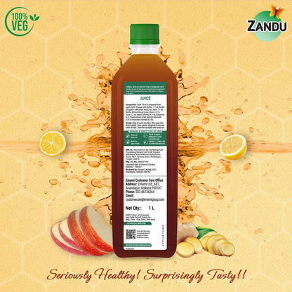 Zandu Lean & Slim Juice 1 Litre With Honey & Apple Cider Vinegar, Helps Maintain Healthy Weight & Boosts Metabolism|100% Ayurvedic And Natural