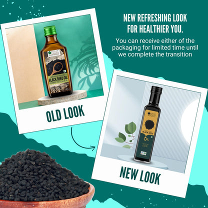 Bliss of Earth Kalonji Oil 500ml Organic For Eating, Black Seed Oil For Hair, Cold pressed & Hexane Free (Pet bottle)