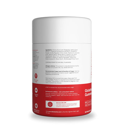 Be Bodywise Glutathione Gummies for Clear Radiant Skin | Reduces Pigmentation, Enhances Radiance, Protects Against Pollution & UV Damage | L Glutathione Gummies 250 Mg With Vitamin C | Antioxidant, Skin Glow Supplement for Clear Skin | Pack of 60