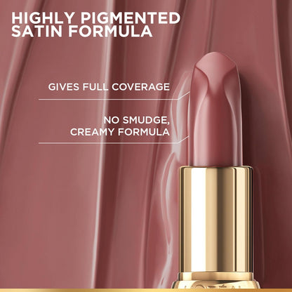 L’Oréal Paris Color Riche Satin Lipstick- 570 Worth It Intense, 4.5 gm