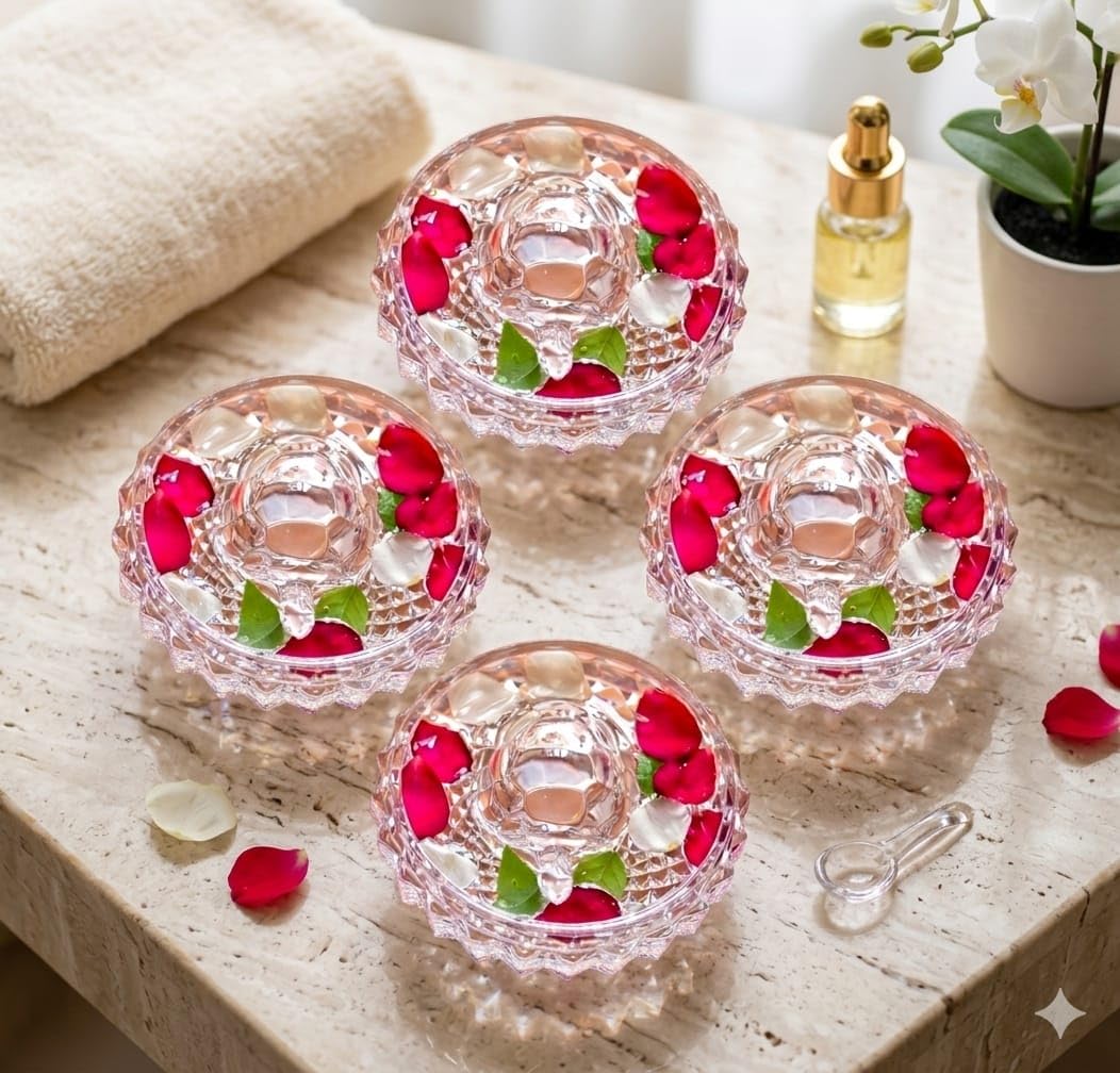 SAUDEEP INDIA Vastu Feng Shui Crystal Turtle Tortoise with Plate for Nuclear Family(4 Family Member)