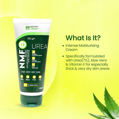 NMFe  150 gm For Intense Moisturisation with Urea 7% & Aloe vera for thick and dry skin | Truly the Healing Moisturiser | For very dry skin | Takes care of cracked heels & Fissure feet effectively