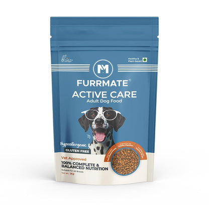 FURRMATE 100% Veg Dry Dog Food (1Kg) | Hypoallergenic & Gluten-Free | Complete & Balanced Plant-Based Dog Kibble | Meat-Free Vegan Dog Food with Enhanced Nutrition | Suitable for All Breeds (1Kg)