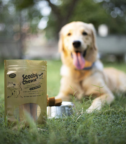 Himalayan Yak Cheese by Scooby Cheww | 100% Natural Vegetarian Yak Chew | Protein & Calcium-Rich Dental Hygiene Dog Treat | Delicious, Nutritious Long-Lasting Chew for All Breeds | 300g Pack
