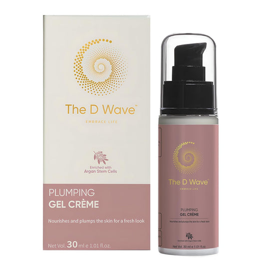 D Wave Skin, Plumping Gel Cream – Diminishes Fine Lines & Wrinkles, 30ML | Restores Pores | Prevents Glycation | Instant Hydration & Freshness | No White Cast On Darker Skin | Plumps Skin