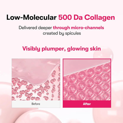 VT COSMETICS Collagen Reedle Shot 100 – Korean Skincare Micro-Spicule Ampoule with Collagen for Hydration Support, Skin Elasticity Care, Smooth Texture and Lightweight Absorbing Serum | 50ml