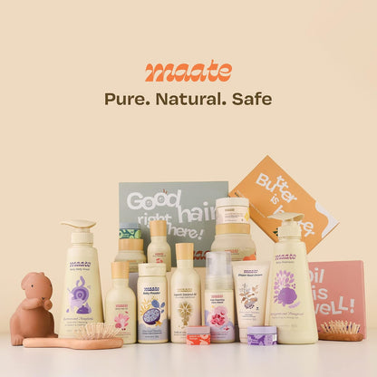 Maate Baby Face Butter 50 gm | Enriched with Shea Butter & Avocado | Soft, Nourished & Supple Facial Skin | Light & Quick Absorbing Lotion | Moisturizing Cream For Face | For Babies & Kids 0m+