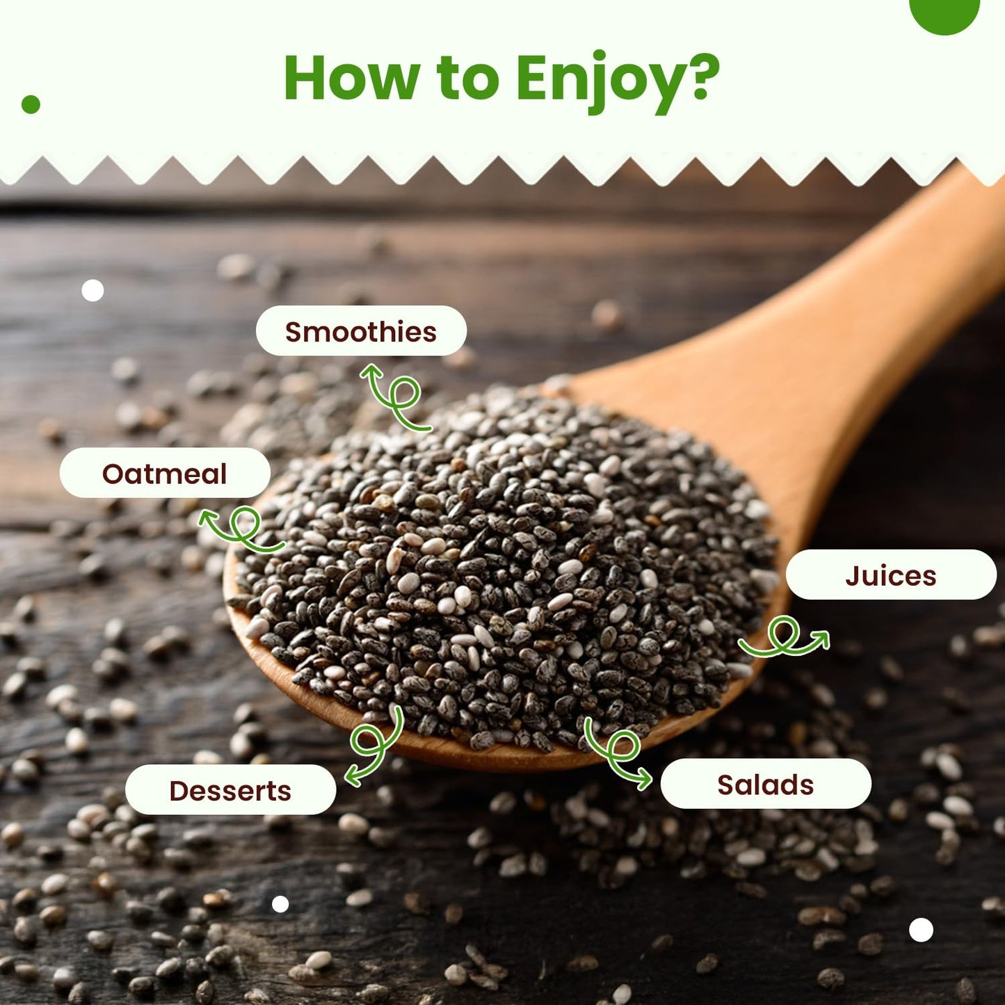 Neuherbs Raw Unroasted Chia Seed For Weight Management | Rich In Omega -3 | Dry Seeds For Eating | Healthy Snacks - 1 kg Chia Seeds