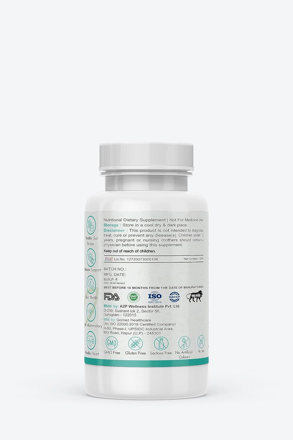 Autoimmunity Care Complete Biotic Care – 3-in-1 Pre Pro & Post Biotic Supplement | Prebiotics + Probiotics Supplement with Postbiotics, for Women & Men | Digestion Improve Supplement, Gut & Immunity | 60 Caps (30 dose)