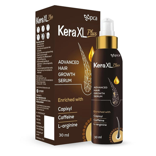 Ipca KERA XL Plus Advanced Hair Growth Serum – 30ml Hair Care Serum for Reduced Hair Fall, Fuller & Thicker Looking Hair, Scalp Nourishing Formula