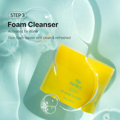 Ariul The Perfect Oil Balm to Foam Cleanser 100ml | Korean Makeup Remover & Facial Cleanser for Deep Cleansing, Sebum Control, Pore Care & Hydration
