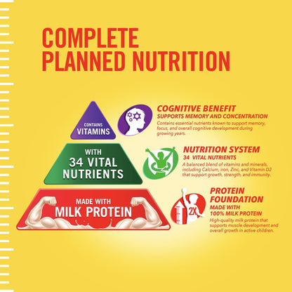 Complan Nutrition Drink Powder for Children, Creamy Classic Flavour, 1 Kilogram Carton | Nutrition drink for kids with protein & 34 vital nutrients