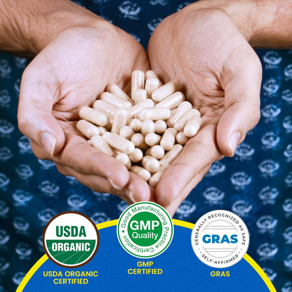 Fast&Up 500mg KSM-66® Ashwagandha – World's Best Ashwagandha (60 Capsules) for Extra Strength & Power | Stress Relief | Natural Vitality Booster | Pure & Potent