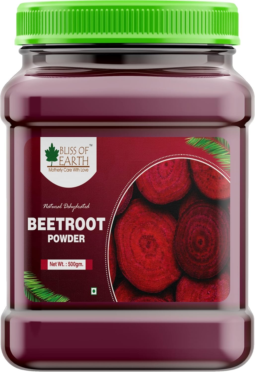 Bliss of Earth 500gm Beetroot Powder For Juice Eating Face Skin Whitening, Natural Dehydrated Chukundar Powder