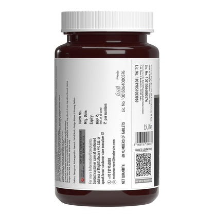 Vitamin supplement bottle with label on a white background