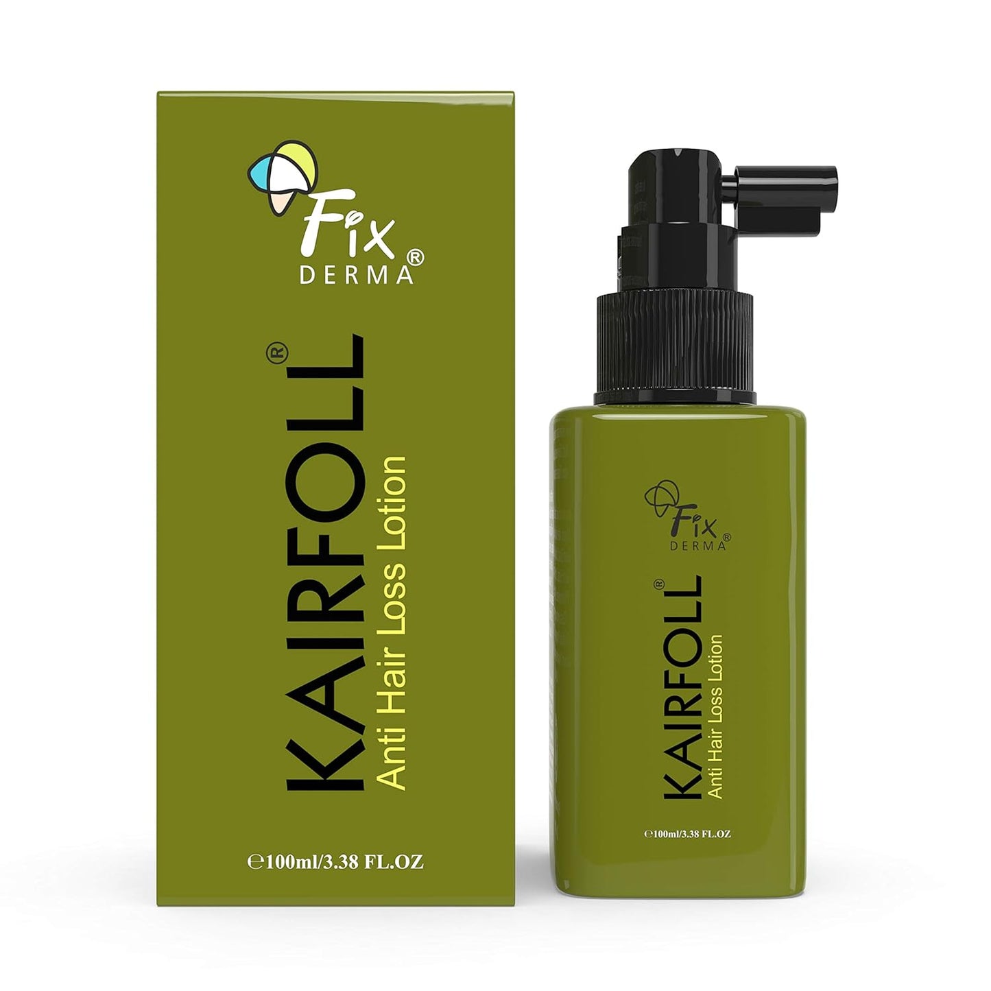 Fixderma Kairfoll Anti Hair Loss Lotion Spray | Amino Acid & Peptide Lotion for Women & Men | Soothes Itchy Scalp - 100 ML
