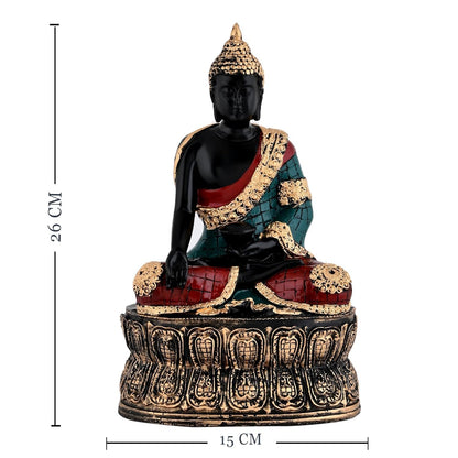 Elegant Buddha Statue for Home Décor (Pack of 1, Multi)