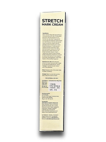 ARM Pearl Beauty Stretch Marks Removal Cream - 50 grms Reduces Stretch Marks & Scars, Hydrates & Enhances Skin Elasticity with Vanistryl, Phyto Bioactives & Glycolift – For Pregnancy, Postpartum, Weight Loss & Muscle Growth