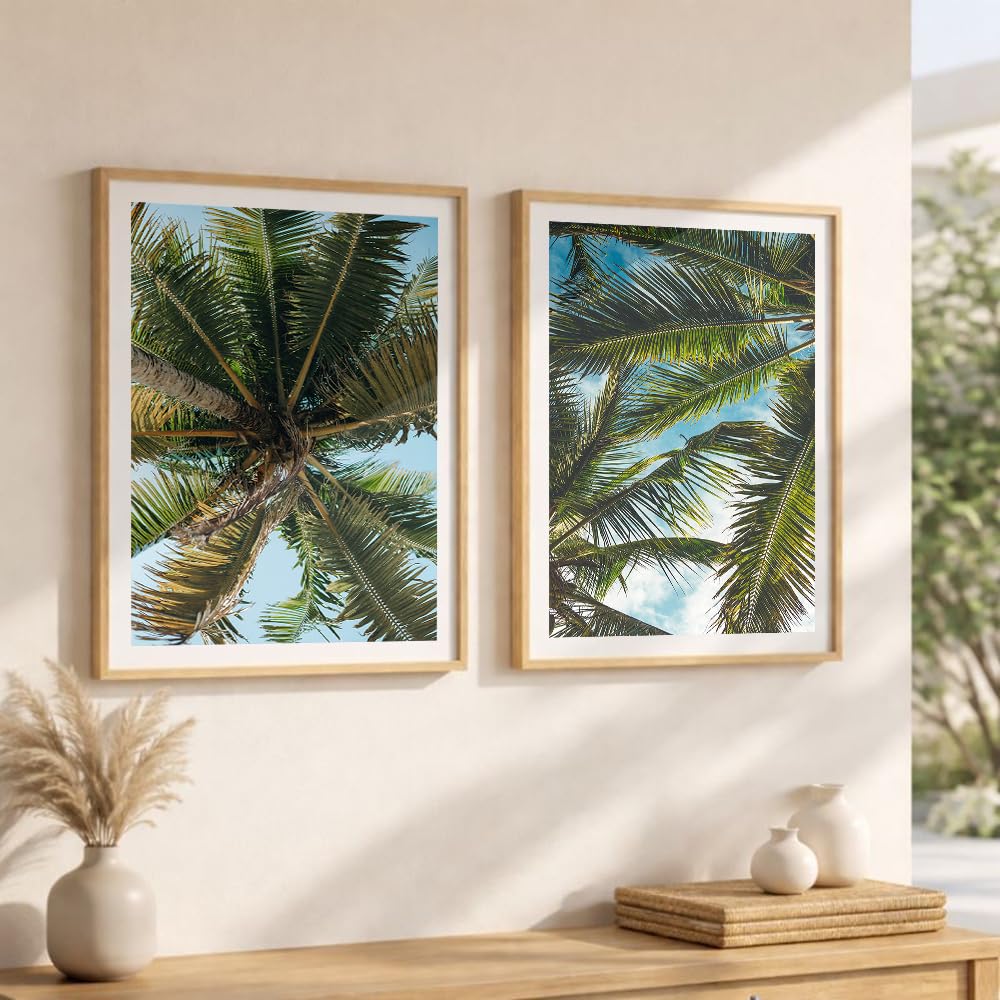 Set of 2 wall art paintings for living room & wall painting for bedroom wall decor - (10x13 Inch framed poster, Paintings for home decor)