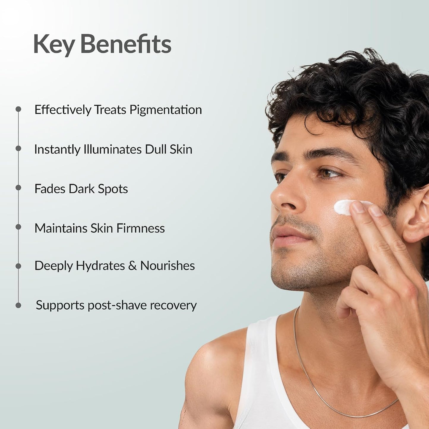 Fixderma Brightening Face Moisturizer for Men |Reduce Evens Skin Tone- 50g | Reduces & Evens Skin Tone