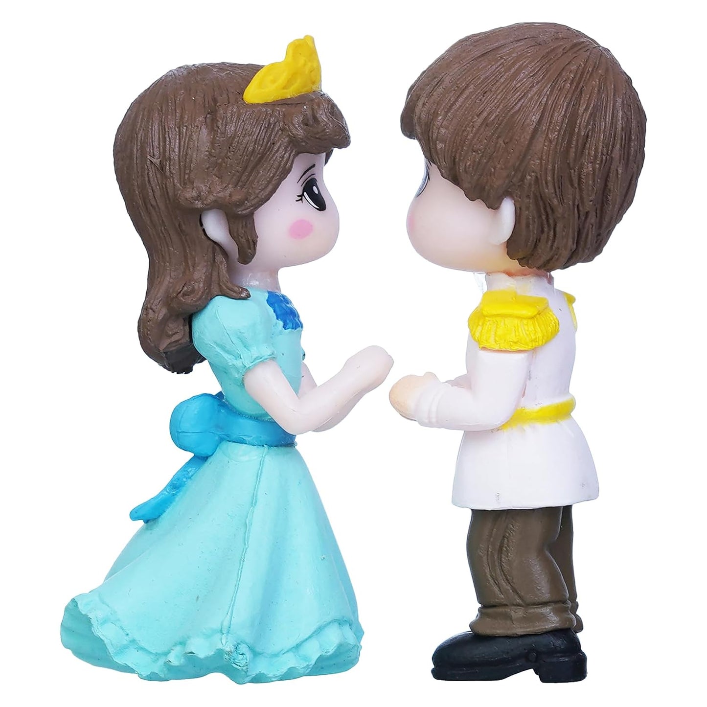 eCraftIndia Valentine Gift for Girlfriend Boyfriend | Prince & Princess Couple Statue Valentine's Day Showpiece | Valentine Day Gift for Husband Wife Her Him | Valentine Day Decoration Items