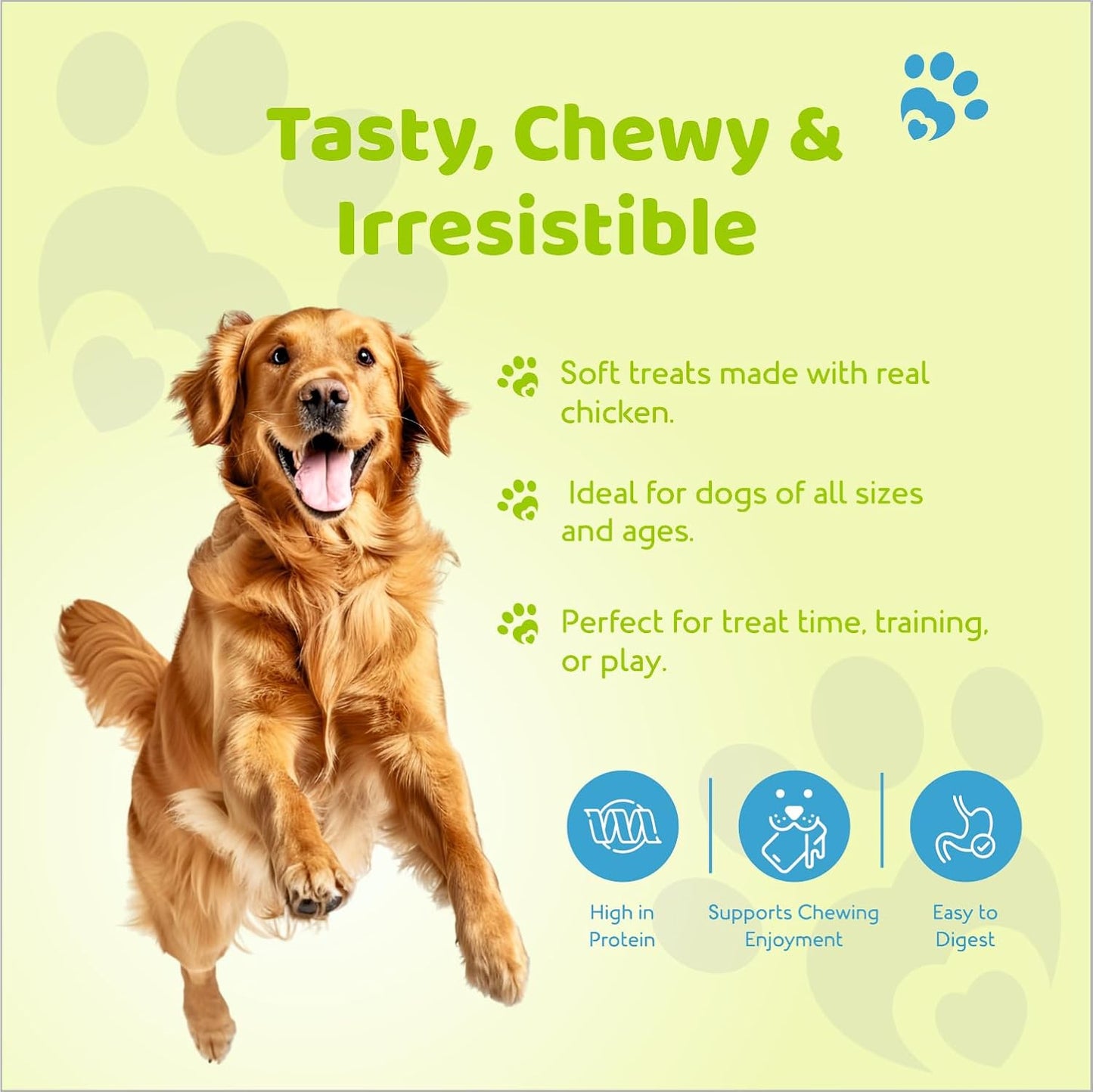 Petoska Chicken & Watermelon Dog Treats – 100 g Crunchy Chew Sticks for Puppies and Adult Dogs, Fruity Meat Snack for All Breeds