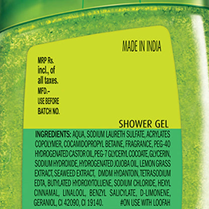 Fiama Shower Gel Lemongrass & Jojoba Body Wash with Skin Conditioners for Smooth Skin, 100 ml bottle