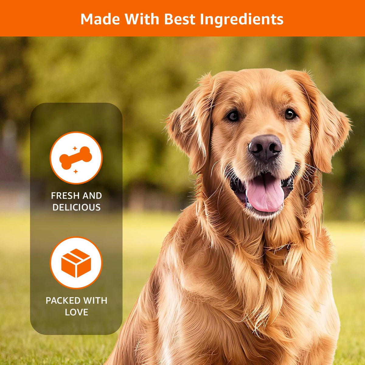 Amazon Basics Dog Calcium Bones | for All Breeds | Milky Bones | 800 g | All Life Stages