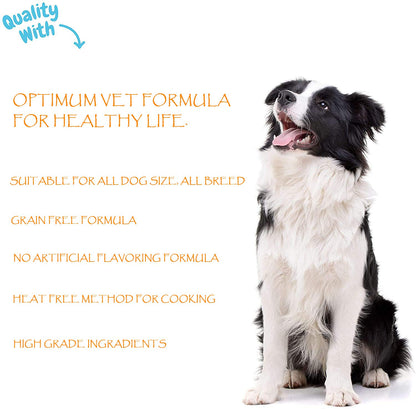 WOW DOG Chewable Calcium Tablet - Calcium for Dogs Supplement with Vitamin D3, B12, Magnesium & Zinc | Chicken Flavour - 120 Tablets