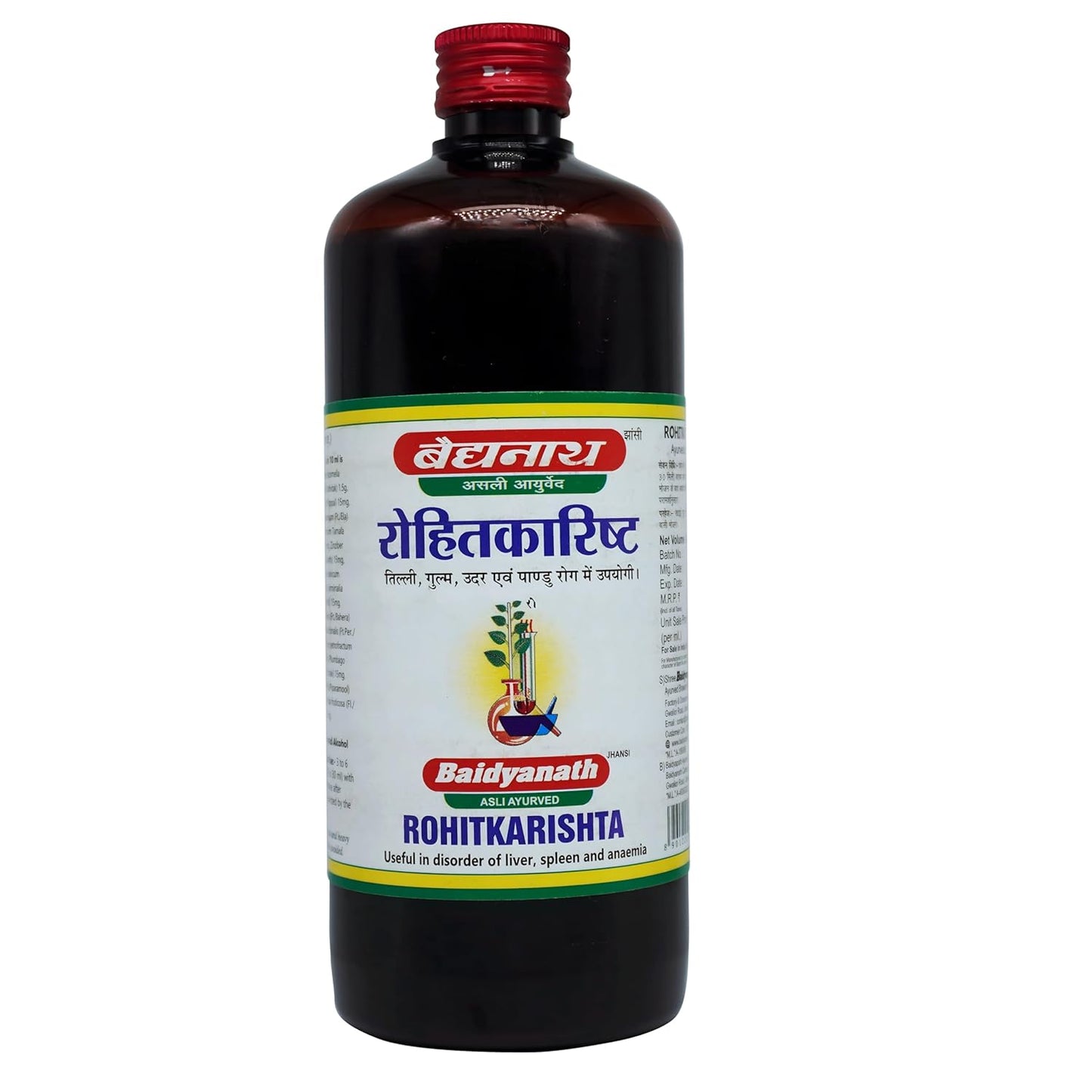 Baidyanath Asli Ayurved Rohitkarishta 450 Ml. - Syrup