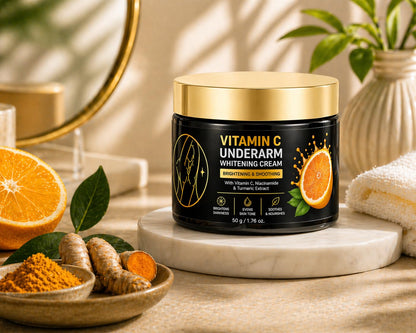Underarm Brightening Cream for Dark Underarms – Skin Lightening & Whitening Cream with Niacinamide & Vitamin C – Reduces Pigmentation, Odour & Dark Patches – For Men & Women (100g)