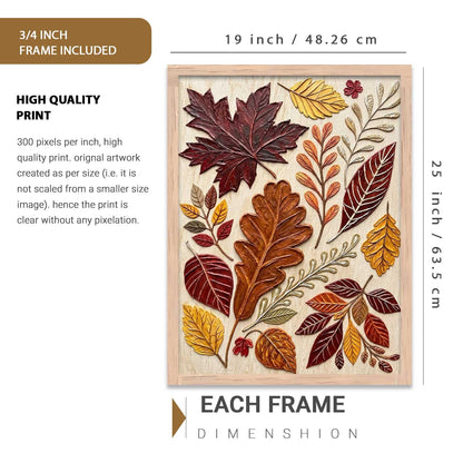 Abstract Floral Art WALL Framed Painting | Big Aesthetic WALL Framed Paintings for Living Room Bedroom Wall Decor (19x25 inch)