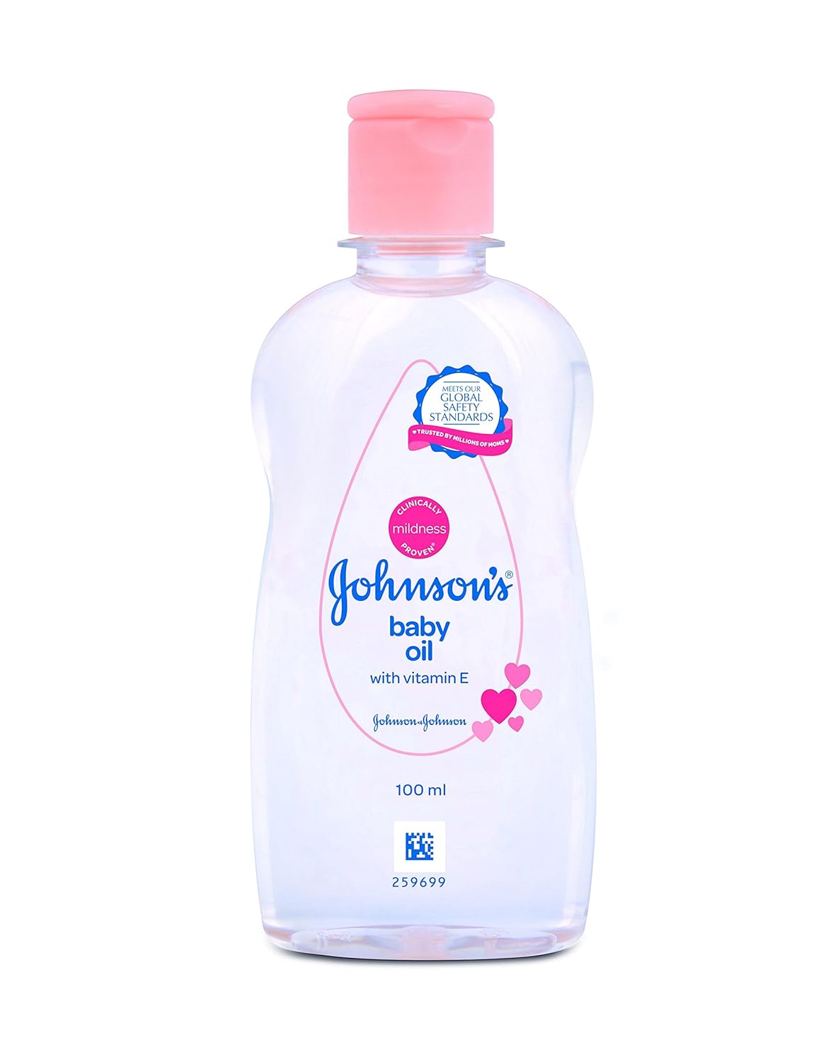 Johnson & Johnson Baby Oil With Vitamin E, 100Ml