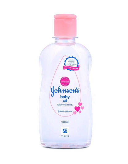 Johnson & Johnson Baby Oil With Vitamin E, 100Ml