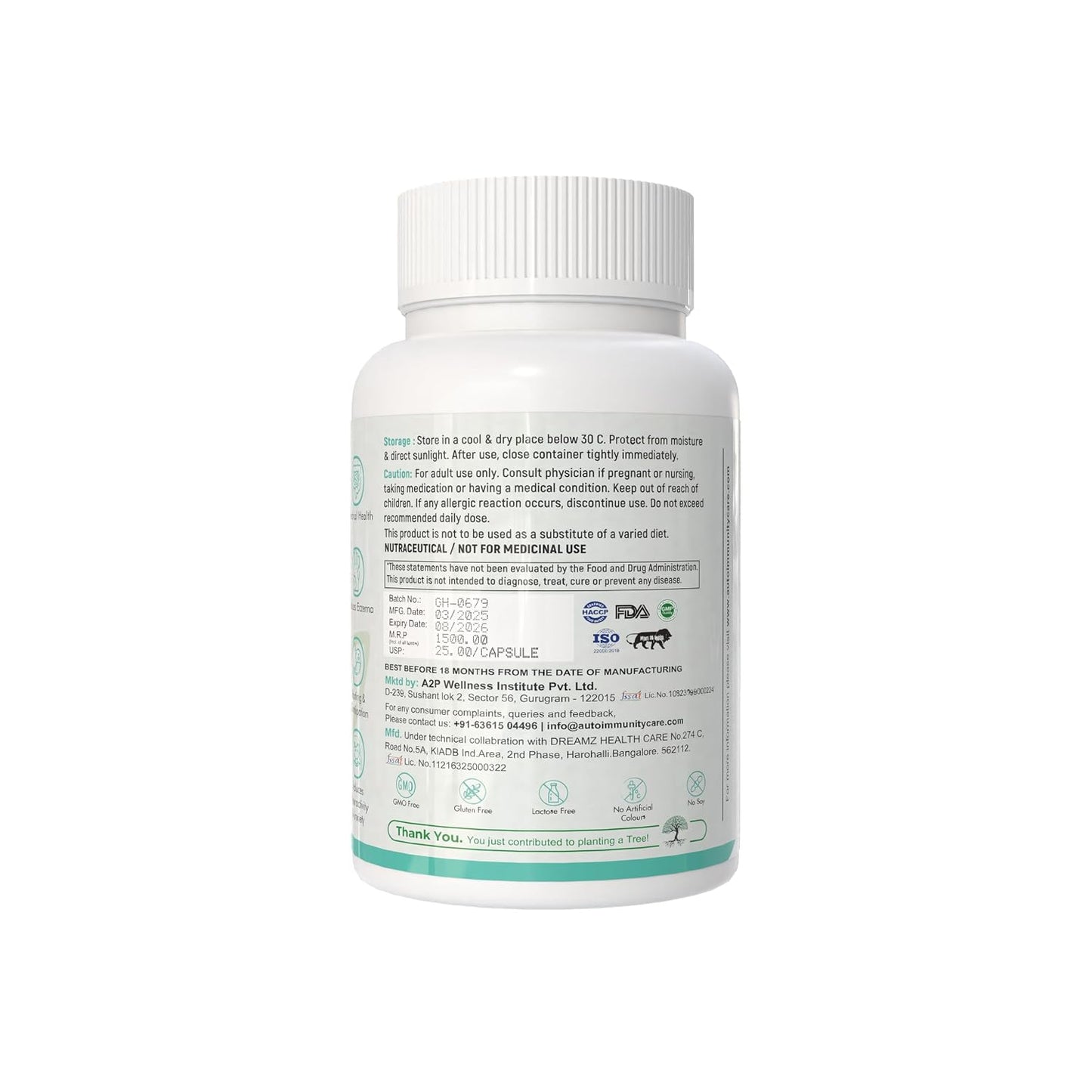 Autoimmunity Care Candida Care – Advanced Probiotics for Candida, Leaky Gut & Gut Health | Probiotics Supplement for Gut Cleanse, Acidity & Bloating Relief | Lactobacillus, Bifidobacterium & S Boulardii | 60 Dose