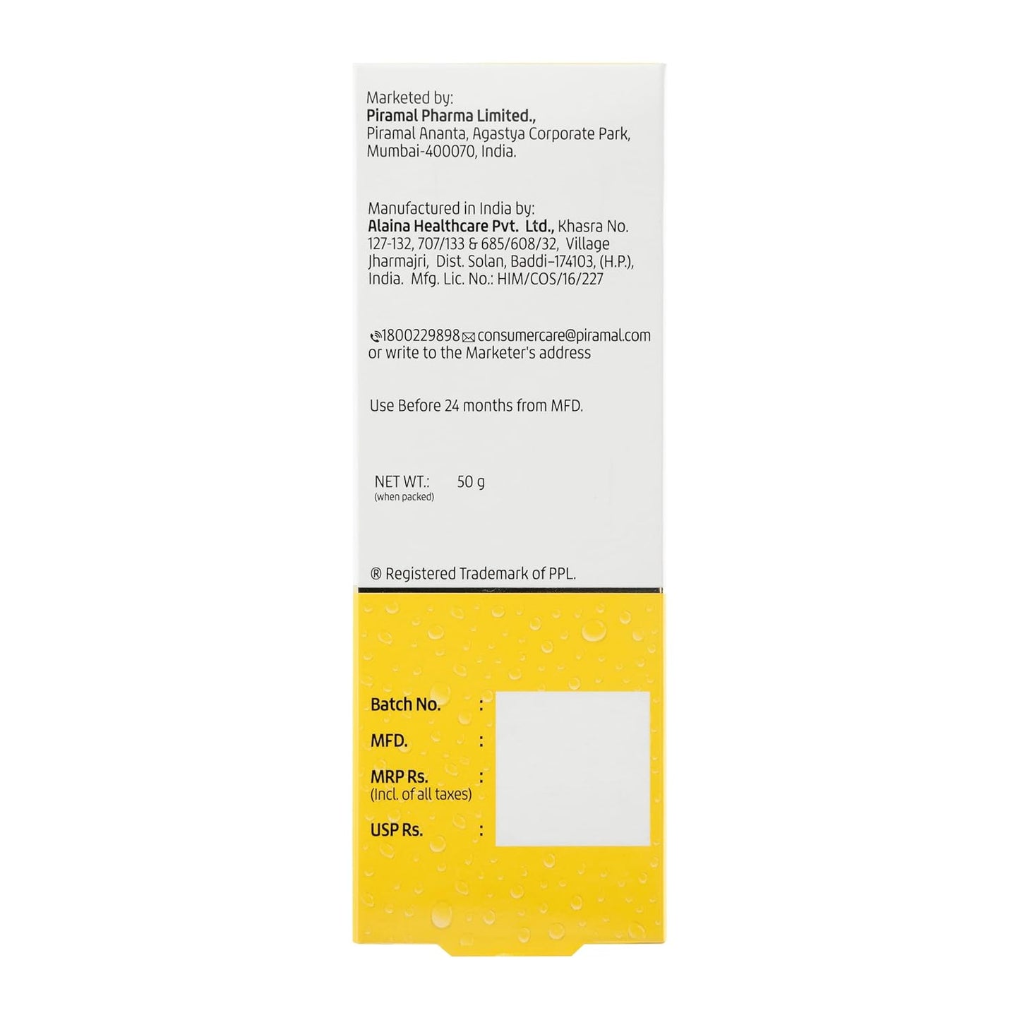 Lacto Calamine Dewy Glow Lightweight Sunscreen SPF 50 PFA +++ UVA & UVB Protection-Oily Skin | Acai Berries, Niacinamide & Watermelon | Dermatologically Tested | 50g