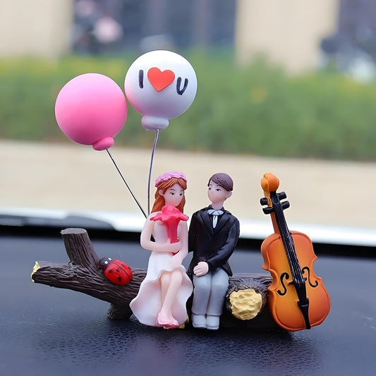 Plastic Car Dashboard Toy | Car Dashboard Accessories | Car Decoration Items | Car Decor | Interior Dashboard Accessories | Showpiece for Desk Decoration | Car Dashboard Toys (1 Pc Couple)