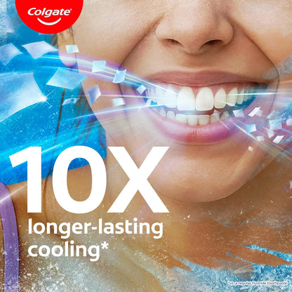 Colgate MaxFresh Breath Freshner Cavity Protection Toothpaste, 150g, Peppermint Ice, Blue Gel Paste with Menthol, Cooling crystals for fresh breath