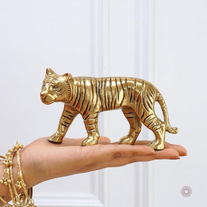 BEHOMA Metal Tiger Decorative Figurine Showpiece